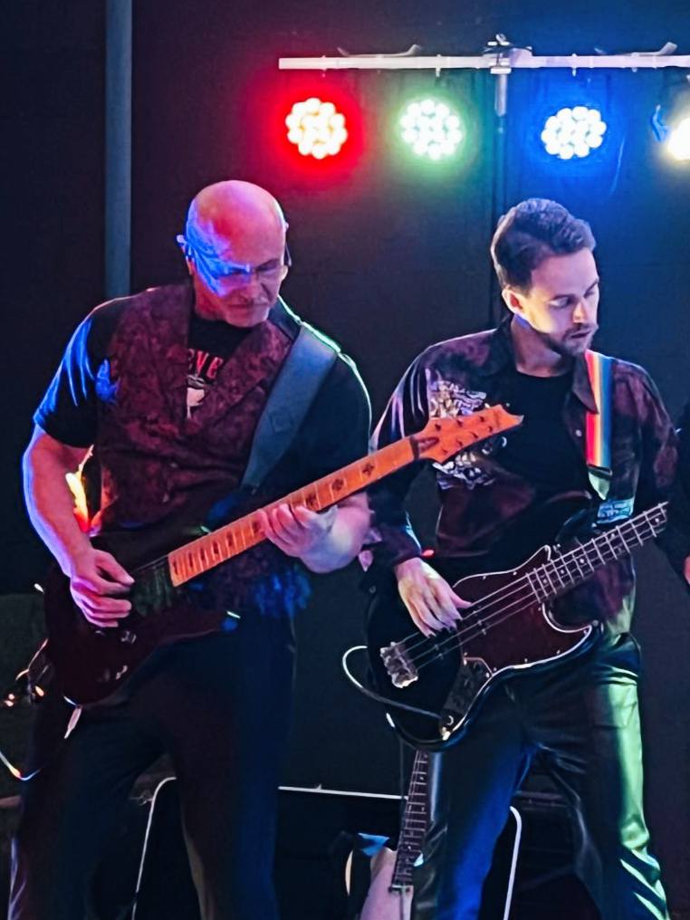 Gitarrist in Aktion
